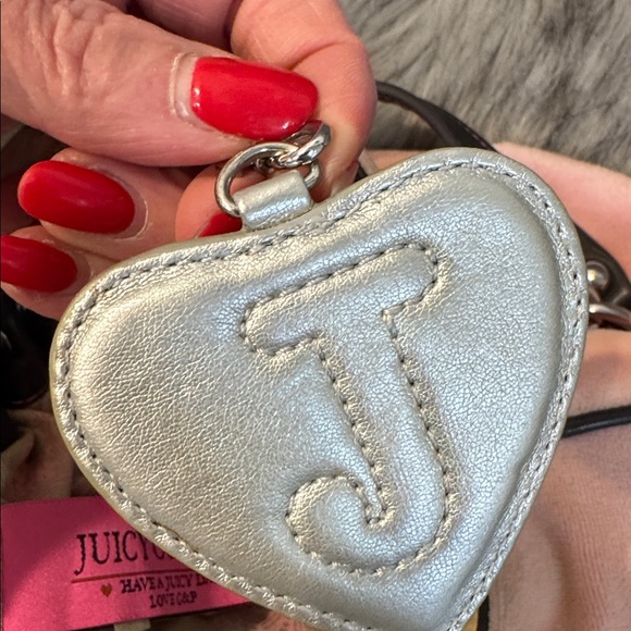 Vintage Juicy Couture Peach Satchel/Shoulder Bag with Chain Handles - Picture 13 of 16